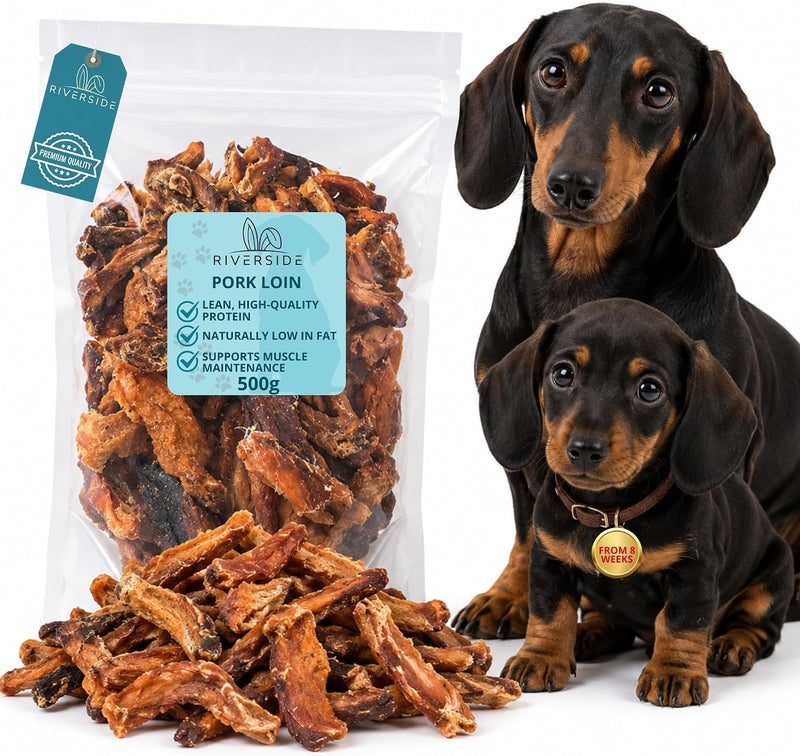 Riverside Pork Lion Human Grade Natural Dog Treats 500g
