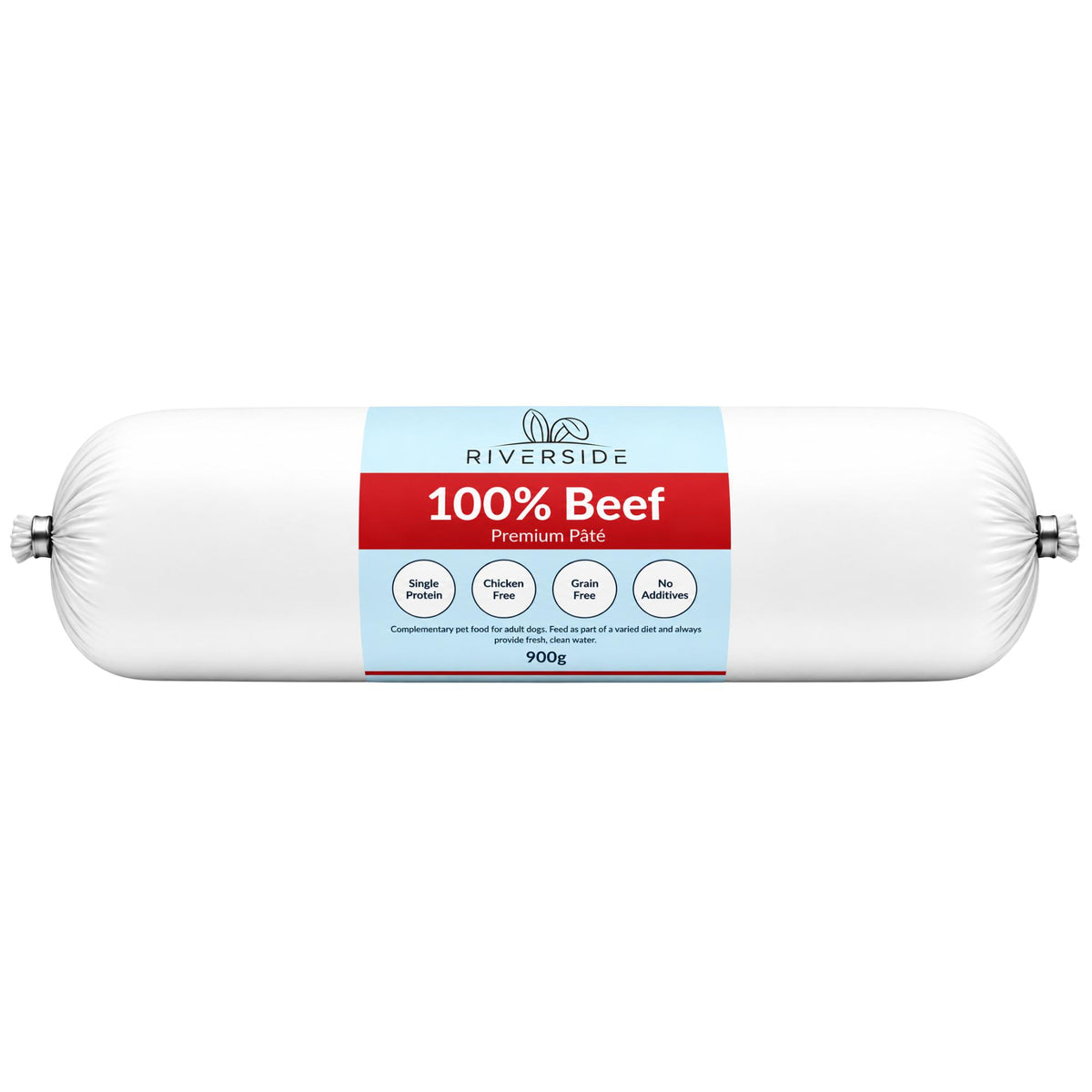 Premium Dog Pate -100% Beef Pate For Dogs - Chub Roll