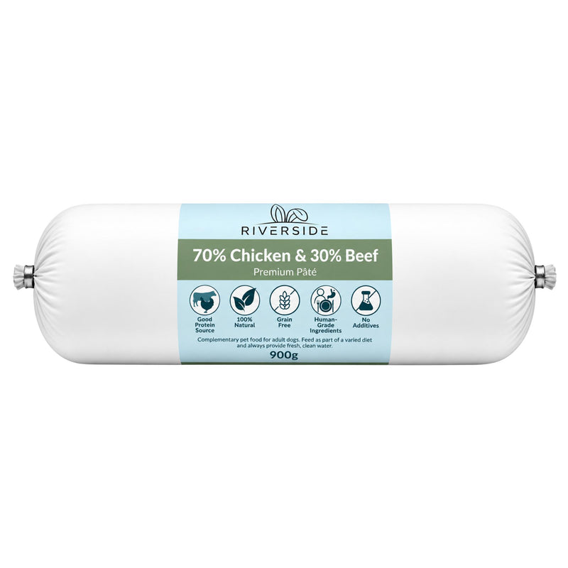 Premium Dog Pate Chicken & Beef - Pate For Dogs - Chub Roll
