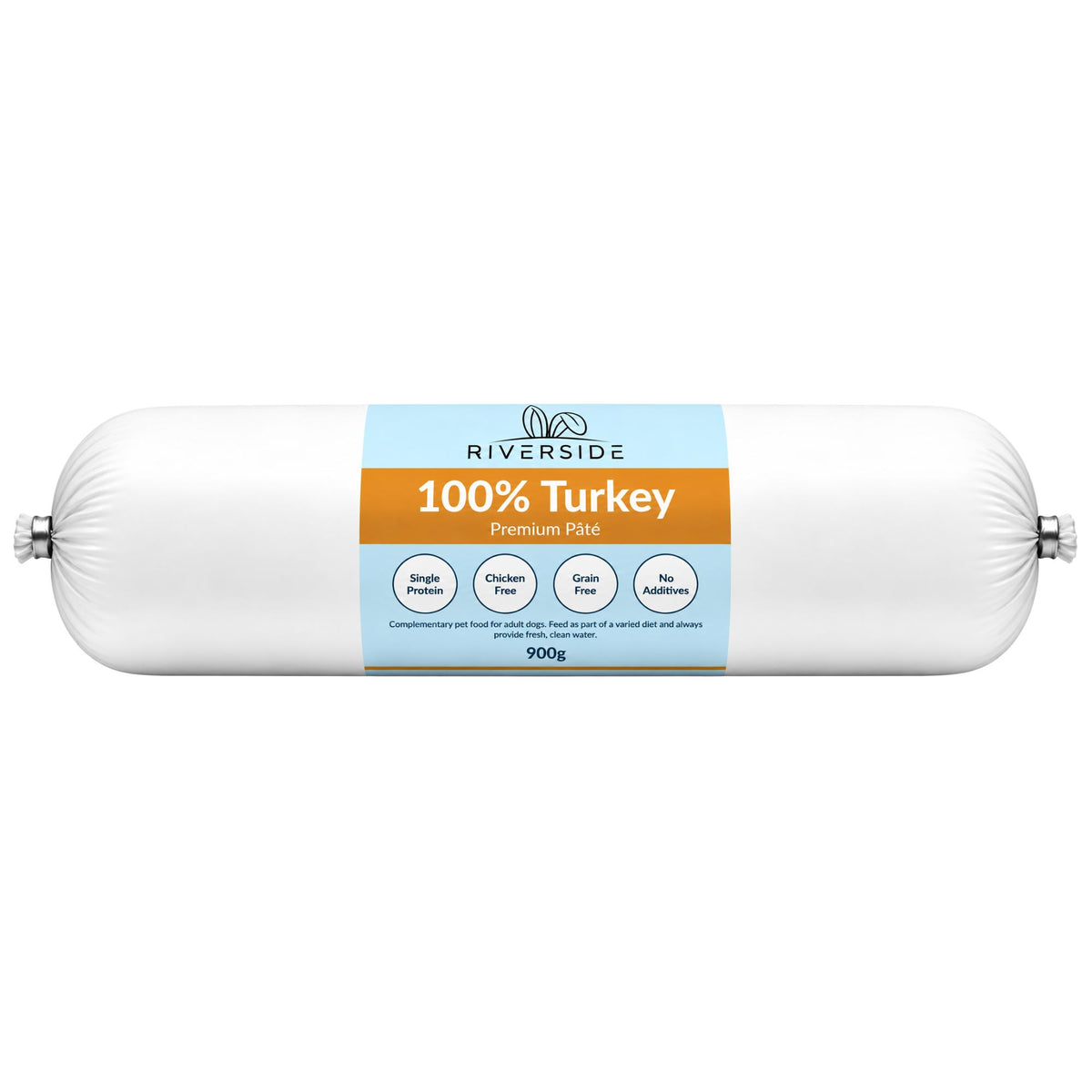 Premium Dog Pate 100% Turkey Pate For Dogs - Chub Roll